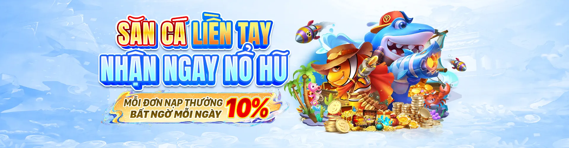 Hình ảnh chính game Bắn Cá 333666v win với cảnh đại dương sống động